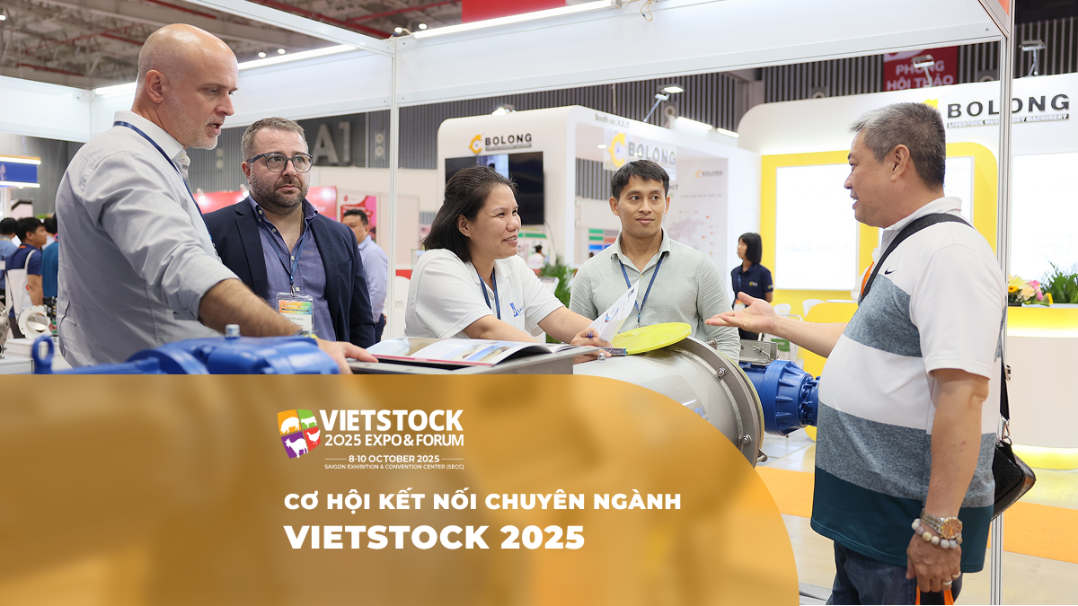 Triễn lãm thiết bị chăn nuôi Vietstock 2025 – Trao đổi kinh nghiệm, tìm kiếm đối tác