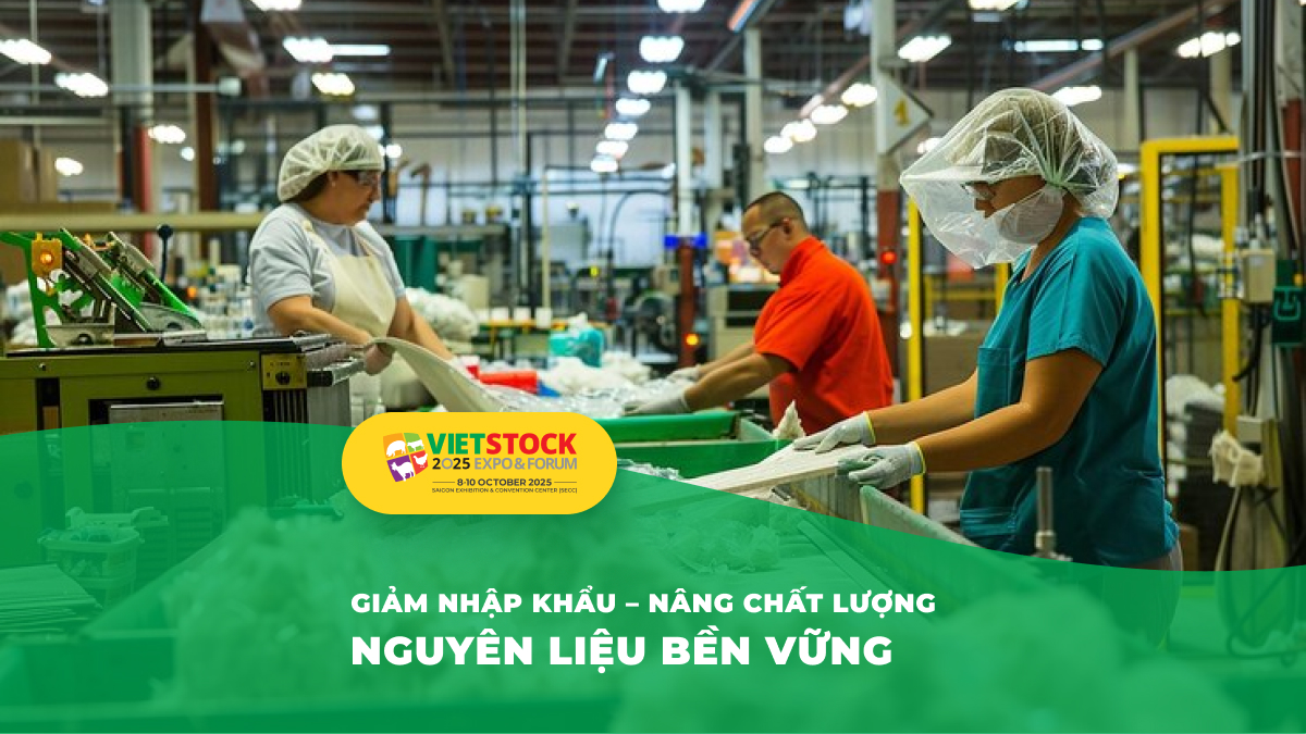 Phát triển nguồn nguyên liệu thức ăn chăn nuôi bền vững tại Việt Nam