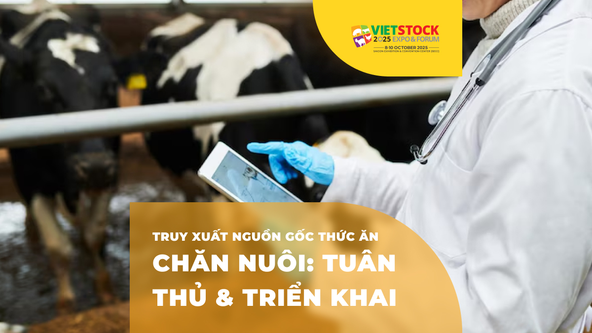 Hệ thống truy xuất nguồn gốc trong thức ăn chăn nuôi: Yêu cầu pháp lý và giải pháp triển khai