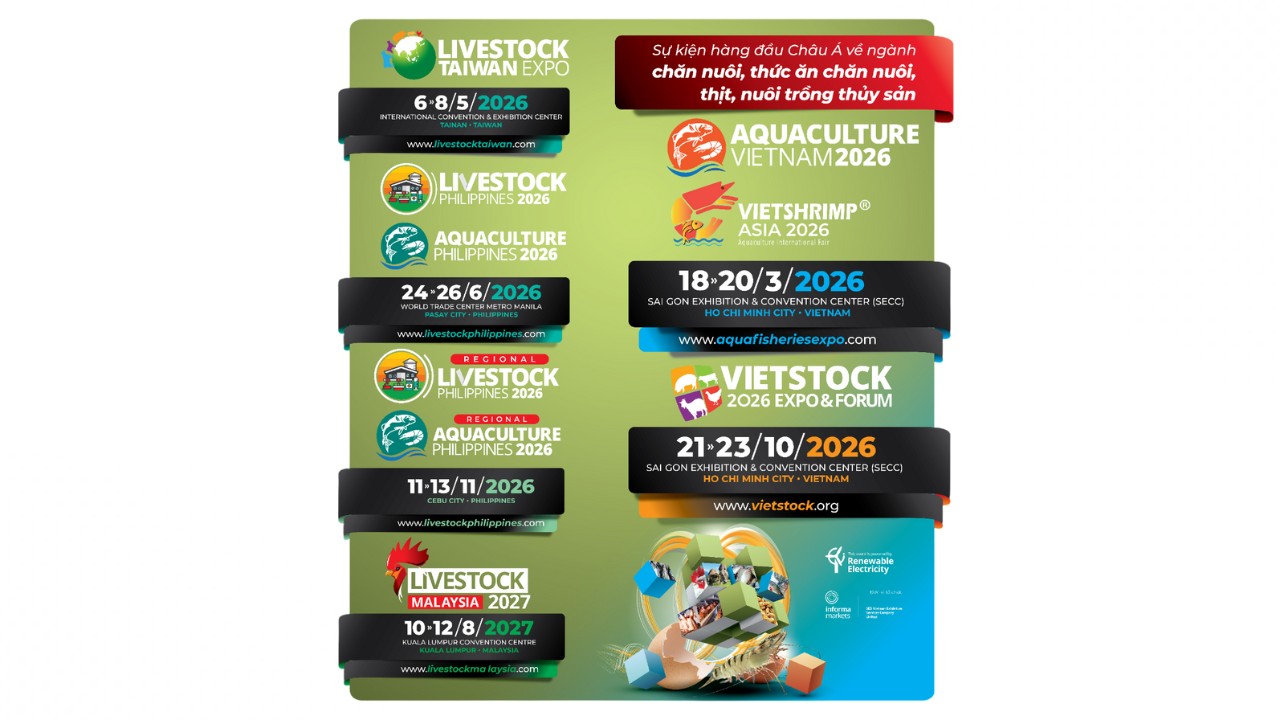 Informa Markets Công Bố Chuỗi Triển Lãm Chăn Nuôi và Thủy Sản: DẪN DẮT TĂNG TRƯỞNG BỀN VỮNG, KẾT NỐI MẠNG LƯỚI KINH DOANH TOÀN CẦU