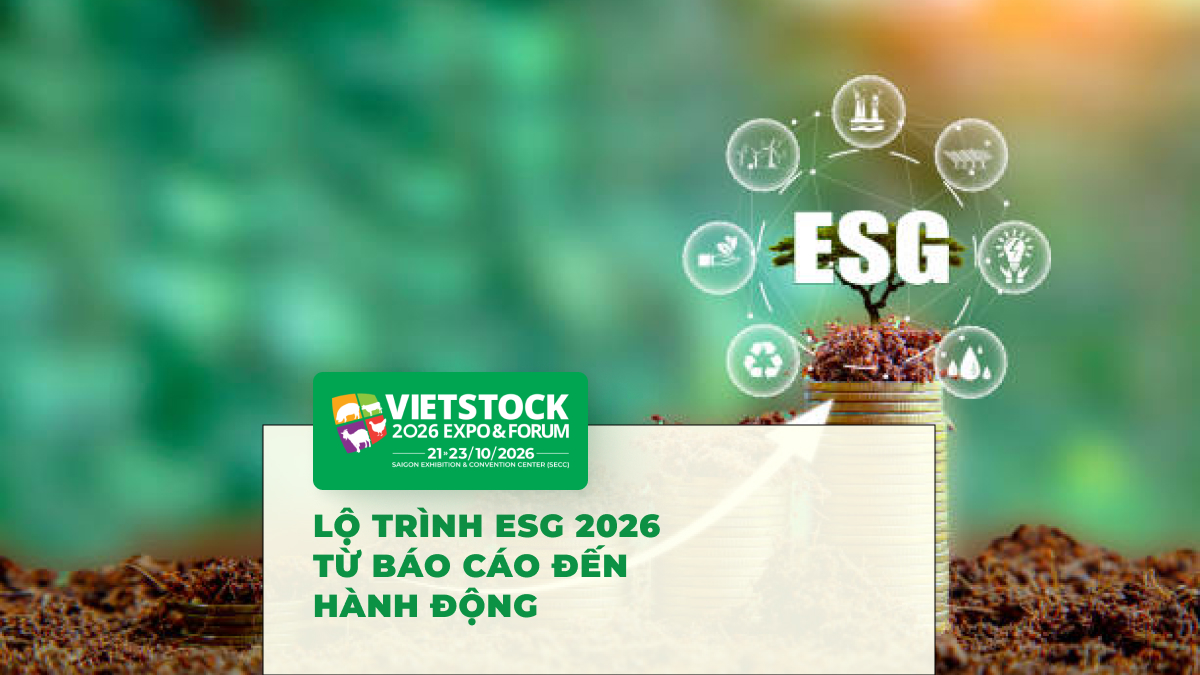 Lộ trình ESG chăn nuôi Việt Nam 2026: Từ báo cáo đến hành động