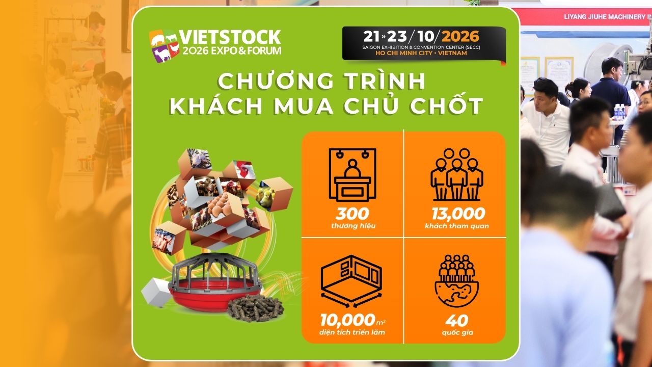 Chương Trình Khách Mua Chủ Chốt Vietstock 2026 – Kết Nối Ngành Chăn Nuôi Và Thú Y Việt Nam Và Đông Nam Á