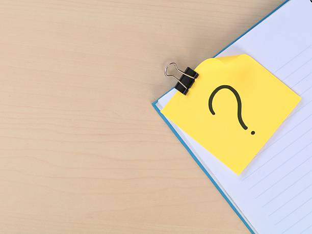 Question mark note illustrating frequently asked questions about animal quarantine certificates