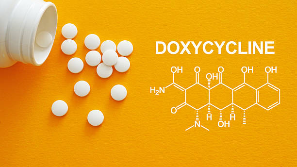 Viên thuốc và công thức cấu tạo của doxycycline