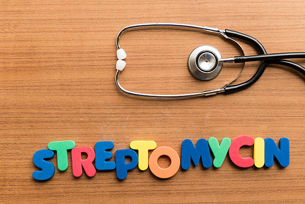 Ống nghe y tế và chữ Streptomycin minh họa câu hỏi thường gặp về kháng sinh thú y